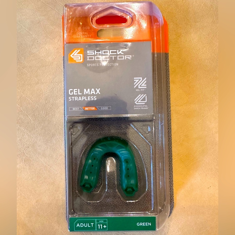 Mouthgard - Shock Doctor Sports Protection Gel Max Strapless